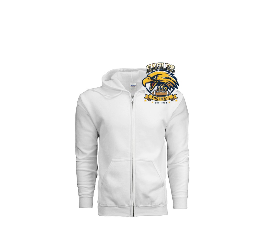 Gildan Heavy Blend Zip Up Hoodie front view